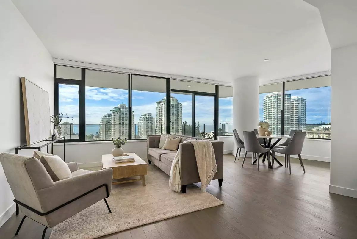 Exterior Front Photo of 1108 1588 Johnston Road, White Rock, BC