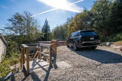 Backyard Photo of 5977 Shoal Way, Sechelt, BC