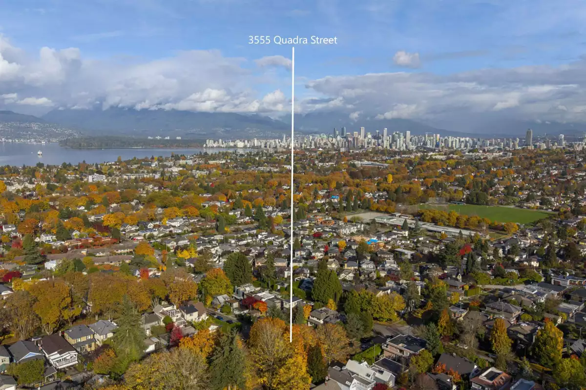 Backyard Photo of 3555 Quadra Street, Vancouver, BC