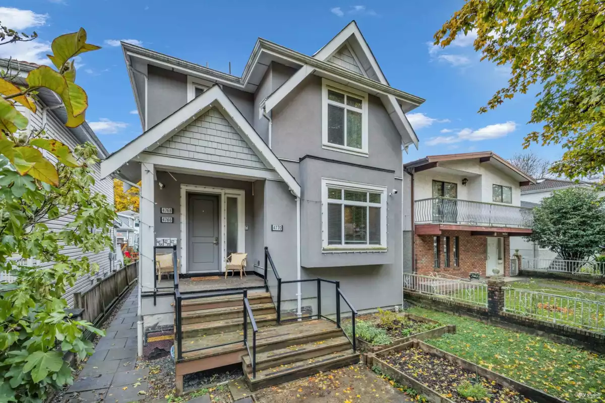 Exterior Front Photo of 4770 Lanark Street, Vancouver, BC