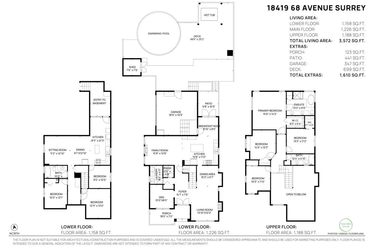 Backyard Photo of 18419 68 Avenue, Surrey, BC