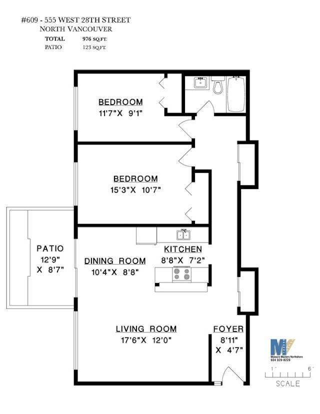 Basement Recreation Room Photo of 609 555 W 28th Street, North Vancouver, BC