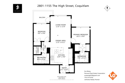 Garden / Landscaping Photo of 2801 1155 The High Street, Coquitlam, BC