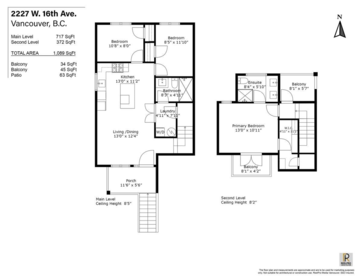 2227 W 16th Avenue, Vancouver, BC, Vancouver — Townhouse for sale