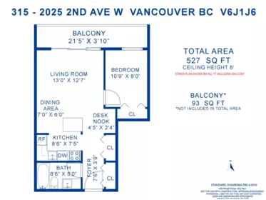 Loft / Bonus Room Photo of 315 2025 W 2nd Avenue, Vancouver, BC