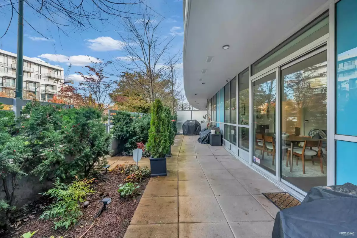 Outdoor Deck Photo of 107 5189 Cambie Street, Vancouver, BC
