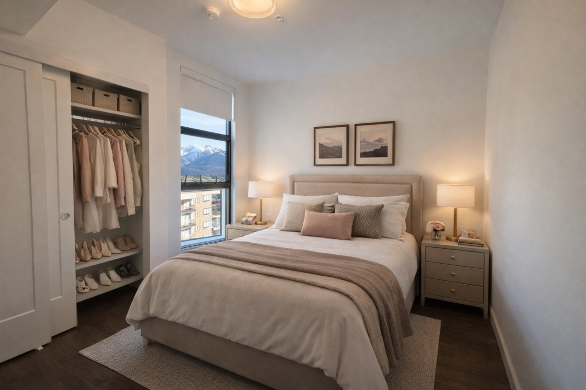 Living Room Photo of 501 2446 Shaughnessy Street, Port Coquitlam, BC