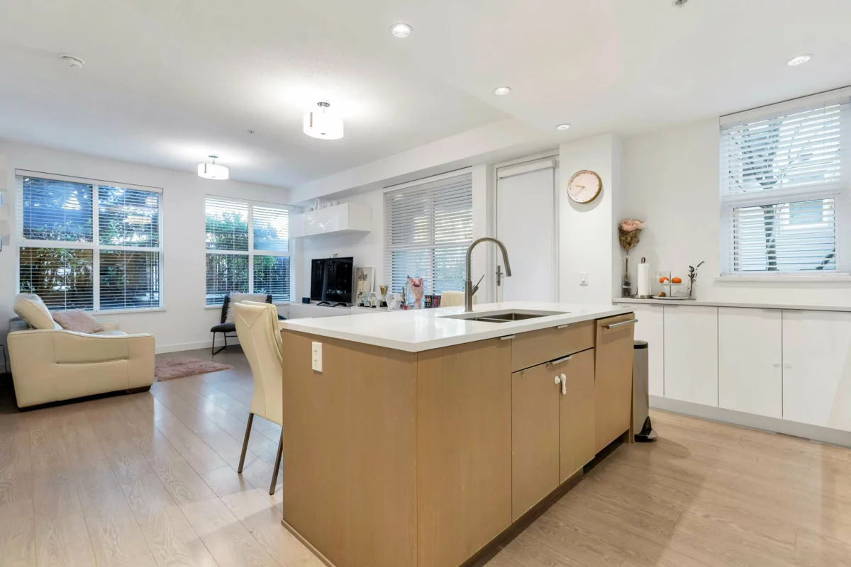Kitchen Island Photo of 107 7988 Yukon Street, Vancouver, BC