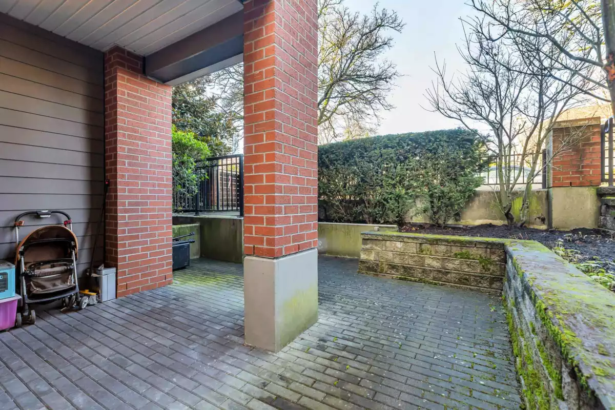 Outdoor Patio Photo of 107 7988 Yukon Street, Vancouver, BC