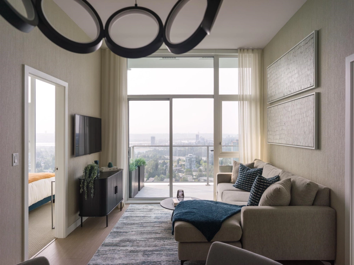 Living Room Photo of 2505 555 Sydney Avenue, Coquitlam, BC