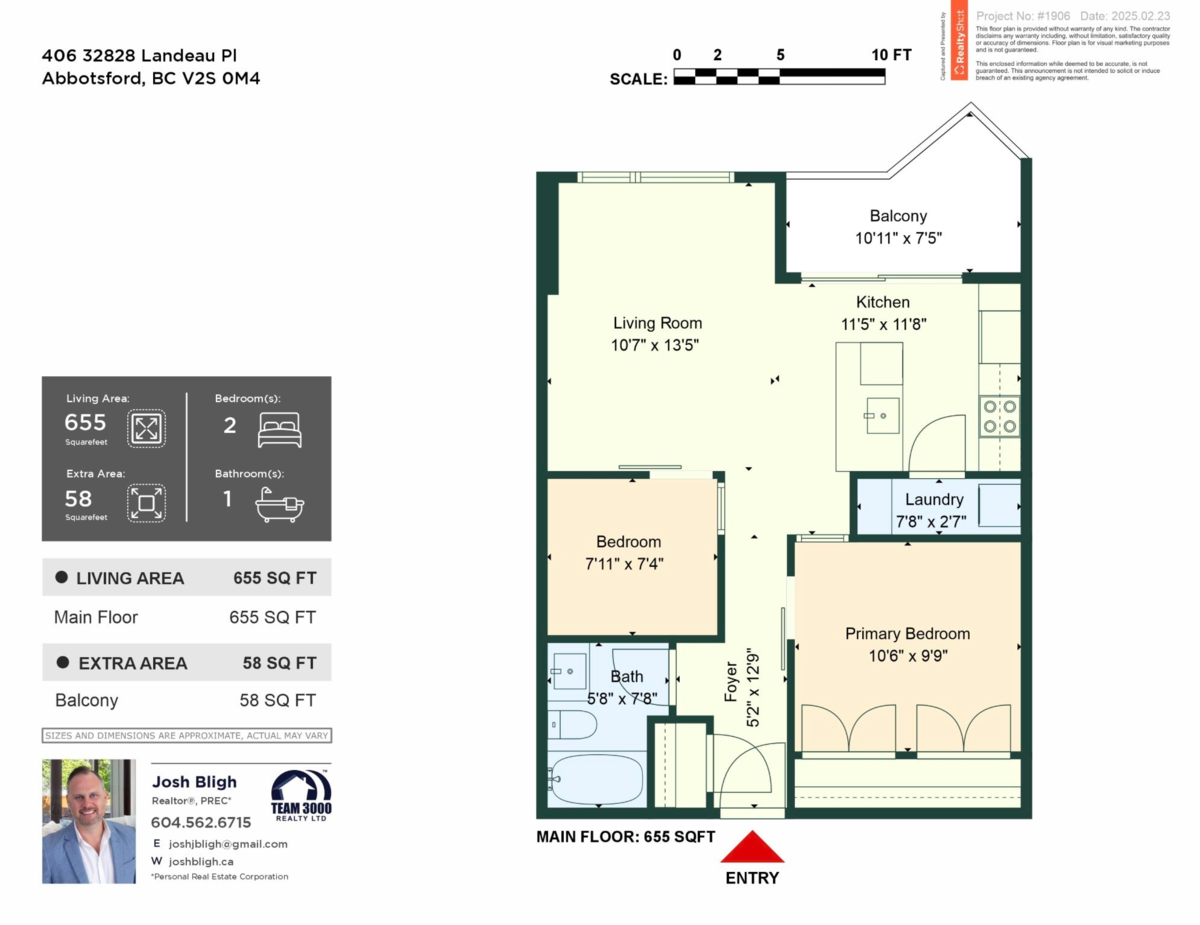 Basement Recreation Room Photo of 406 32828 Landeau Place, Abbotsford, BC