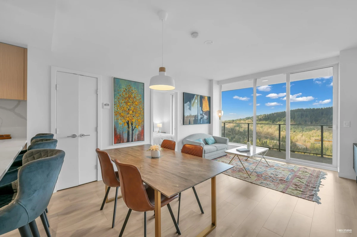 Living Room Photo of 3502 567 Clarke Road, Coquitlam, BC