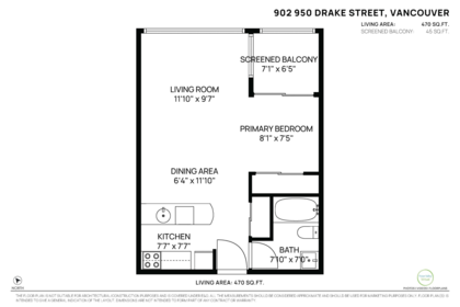 Front Yard Photo of 902 950 Drake Street, Vancouver, BC