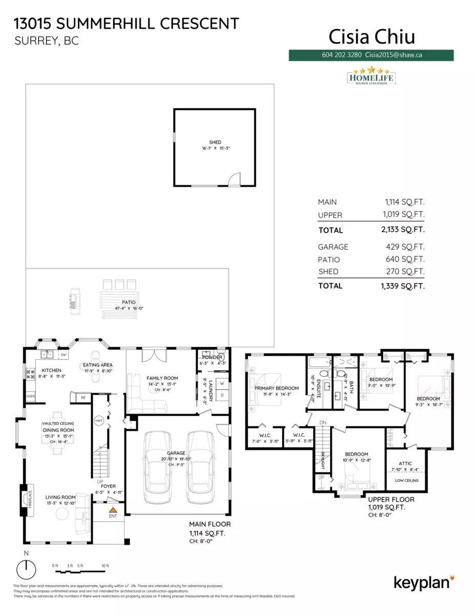 Exterior Rear Photo of 13015 Summerhill Crescent, Surrey, BC