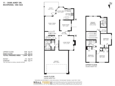 Primary Bedroom Photo of 11 3088 Airey Drive, Richmond, BC