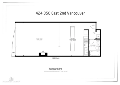 Office / Den Photo of 424 350 E 2nd Avenue, Vancouver, BC