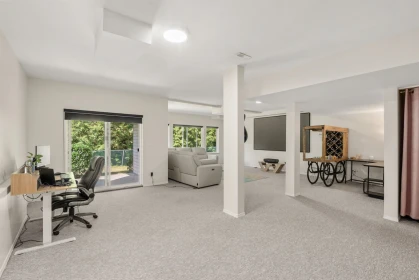 Basement Recreation Room Photo of 15 11355 Cottonwood Drive, Maple Ridge, BC