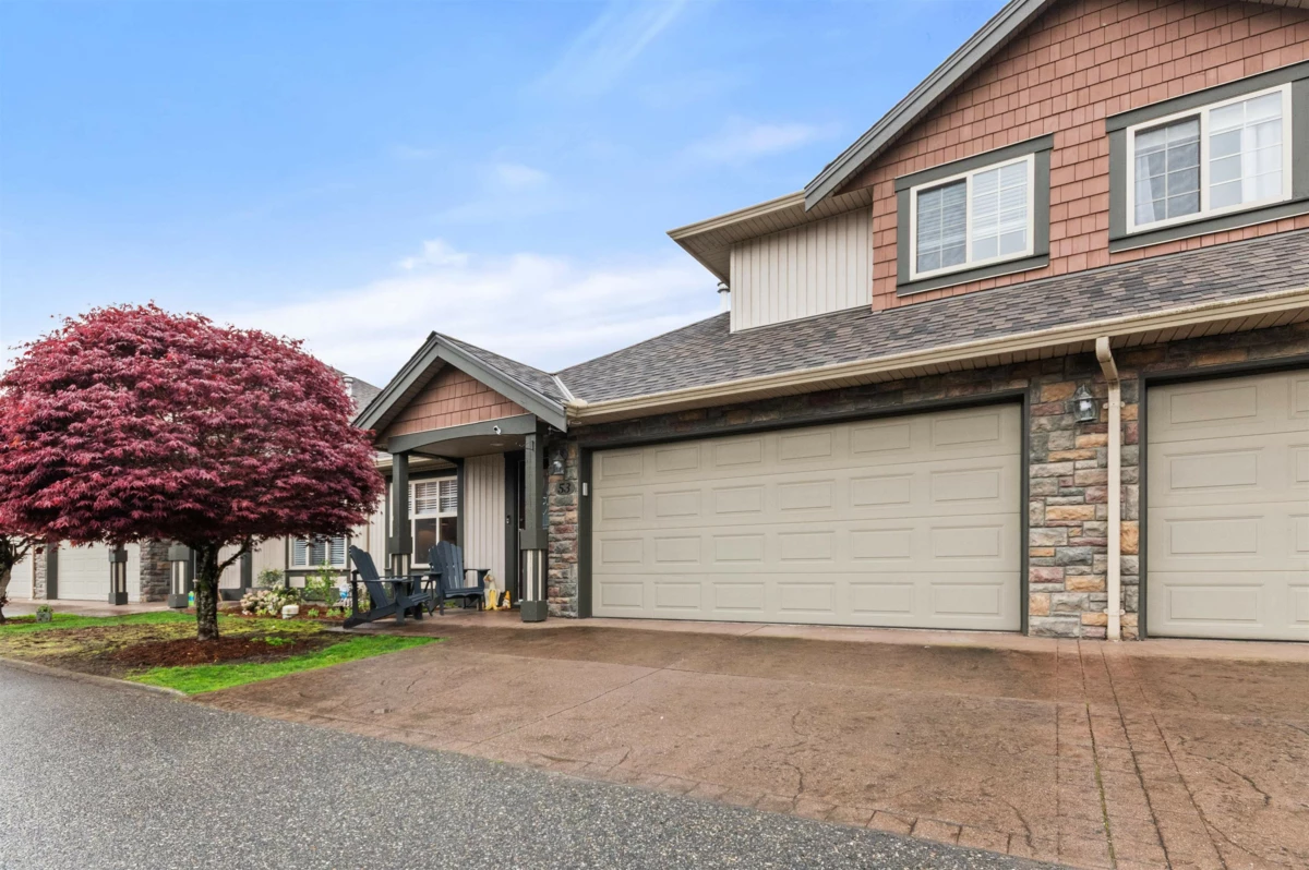Exterior Rear Photo of 53 6887 Sheffield Way, Chilliwack, BC