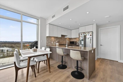 Kitchen Island Photo of 1403 3581 E Kent Avenue North Avenue, Vancouver, BC
