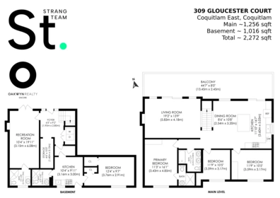 Playground / Recreational Area Near 309 Gloucester Court, Coquitlam, BC