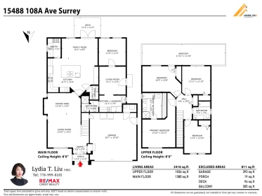Aerial View of 15488 108a Avenue, Surrey, BC