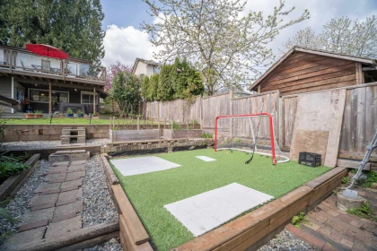 Aerial View of 1119 Cloverley Street, North Vancouver, BC