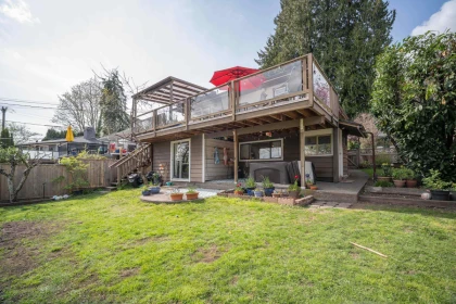 Backyard Photo of 1119 Cloverley Street, North Vancouver, BC