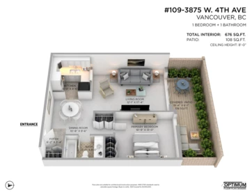 Outdoor Kitchen Photo of 109 3875 W 4th Avenue, Vancouver, BC