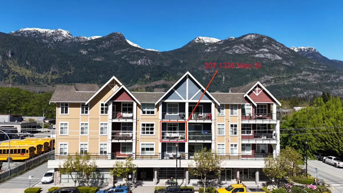 Exterior Rear Photo of 307 1336 Main Street, Squamish, BC