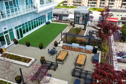 Aerial View of 2307 505 Nelson Street, Coquitlam, BC