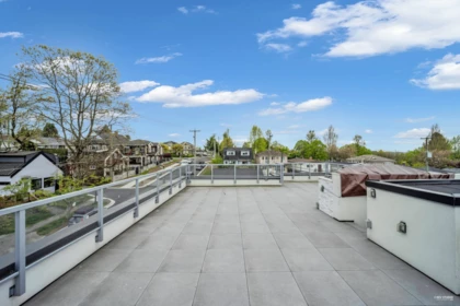 Aerial View of 2796 E 4th Avenue, Vancouver, BC