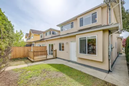 Aerial View of 6591 Winch Street, Burnaby, BC