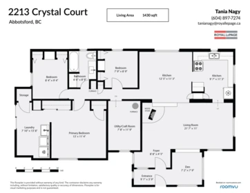 Entry Foyer Photo of 2213 Crystal Court, Abbotsford, BC