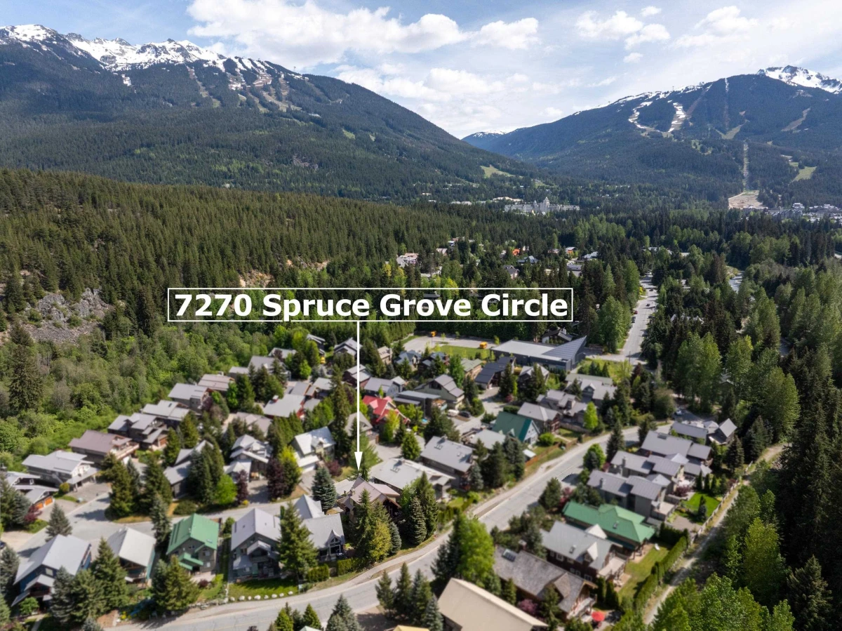 Exterior Rear Photo of 7270 Spruce Grove Circle, Whistler, BC