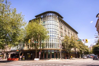 Aerial View of 309 1 E Cordova Street, Vancouver, BC