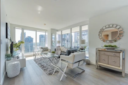 Entry Foyer Photo of 2109 1111 Richards Street, Vancouver, BC