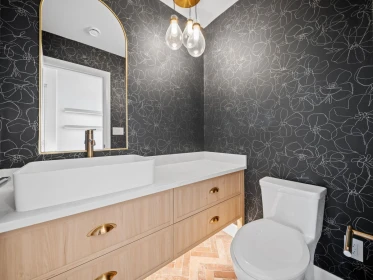 Powder Room Photo of 4 3786 Peter Street, Burnaby, BC