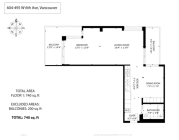 Garden / Landscaping Photo of 604 495 W 6th Avenue, Vancouver, BC