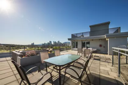 Outdoor Patio Photo of 604 495 W 6th Avenue, Vancouver, BC