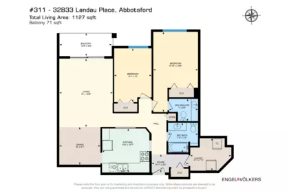 311 32833 Landeau Place, Abbotsford, BC, Abbotsford — Apartment/Condo for sale
