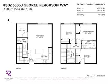 Outdoor Deck Photo of 302 33568 George Ferguson Way, Abbotsford, BC