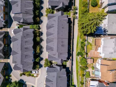 Aerial View of 8 1228 Hudson Street, Coquitlam, BC