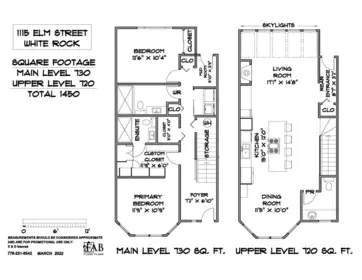 Aerial View of 1115 Elm Street, White Rock, BC