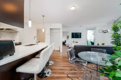 Exterior Rear Photo of 301 689 Abbott Street, Vancouver, BC