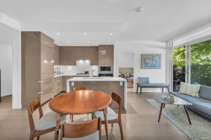 Dining Area Photo of 107 5189 Cambie Street, Vancouver, BC