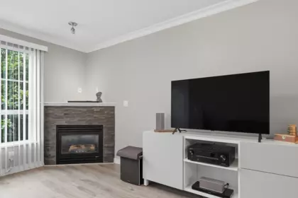 Living Room Photo of 320 12083 92a Avenue, Surrey, BC