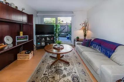 Living Room Photo of 107 360 E 2nd Street, North Vancouver, BC