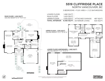 Outdoor Patio Photo of 5519 Cliffridge Place, North Vancouver, BC