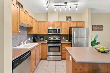 Family Room Photo of 103 3300 Ptarmigan Place, Whistler, BC