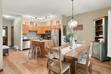 Kitchen Island Photo of 103 3300 Ptarmigan Place, Whistler, BC